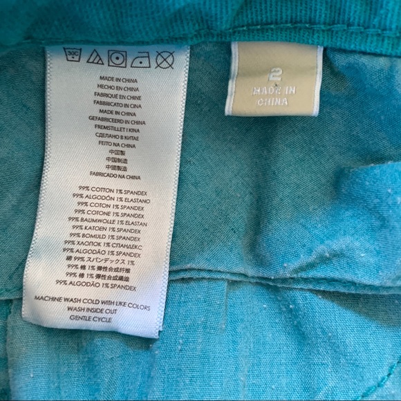 Michael Kors Skinny turquoise Jeans Sz 2 - Picture 6 of 9